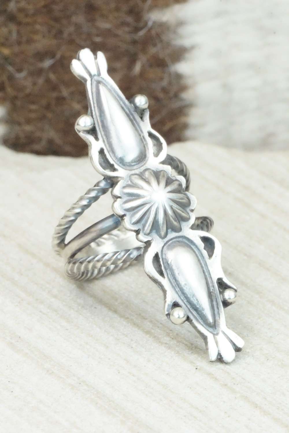 Sterling Silver Ring - Bobby Platero - Size 6.5