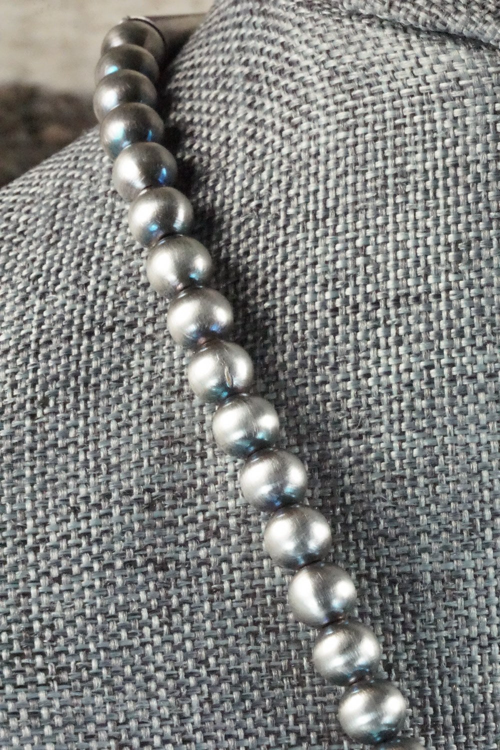 Turquoise & Sterling Silver Necklace - Davey Morgan
