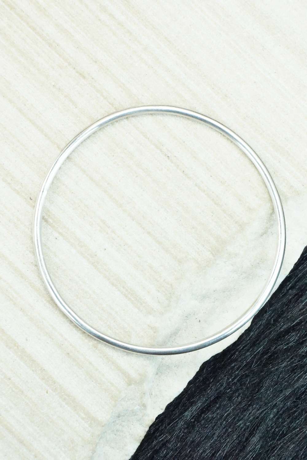 Sterling Silver Bangle Bracelet - Benny Tahe