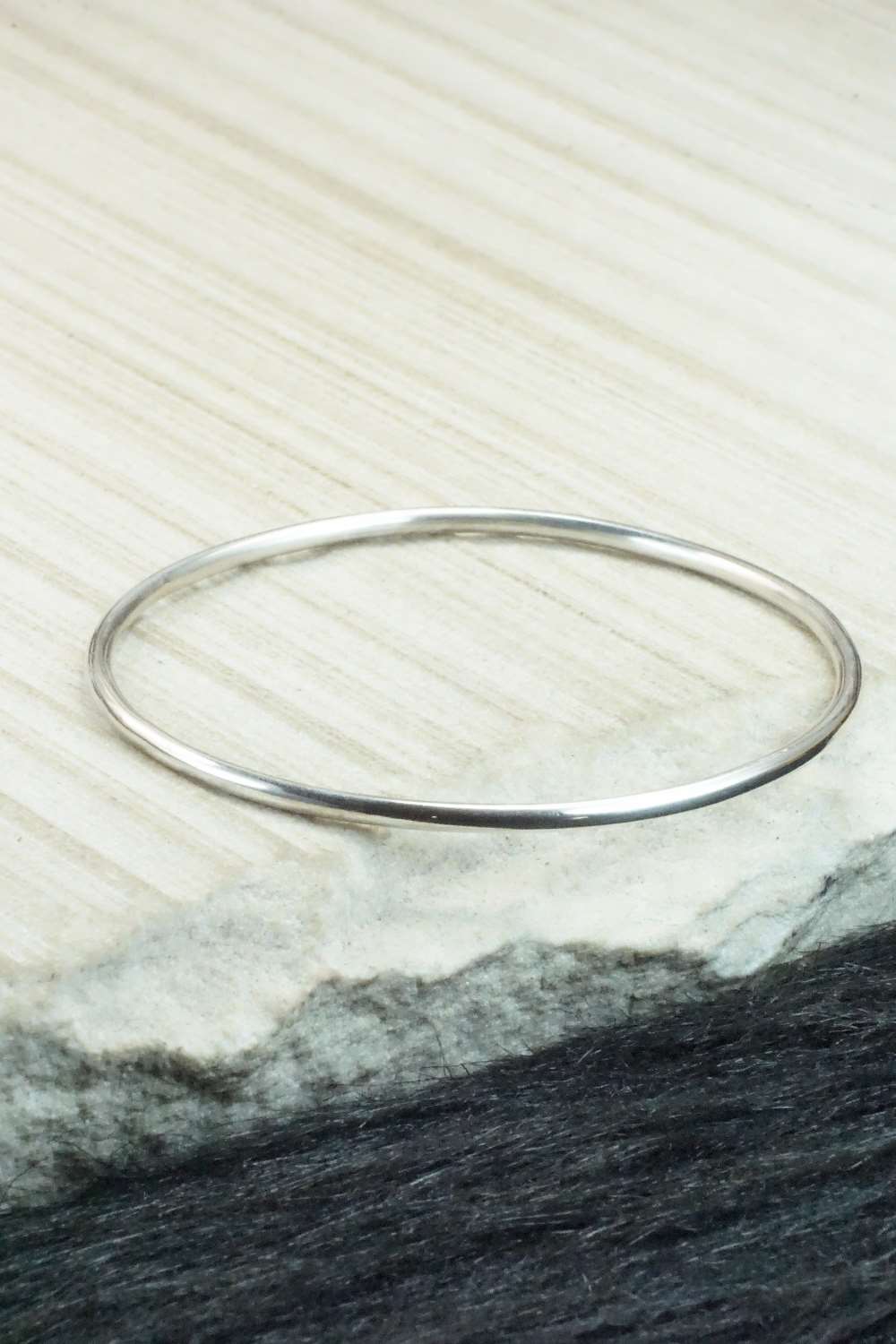 Sterling Silver Bangle Bracelet - Benny Tahe