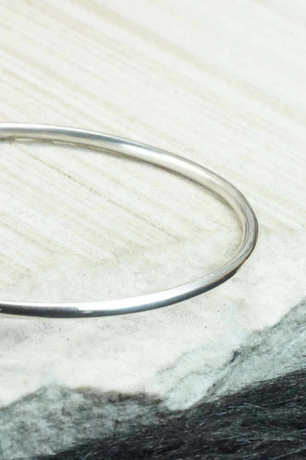 Sterling Silver Bangle Bracelet - Benny Tahe