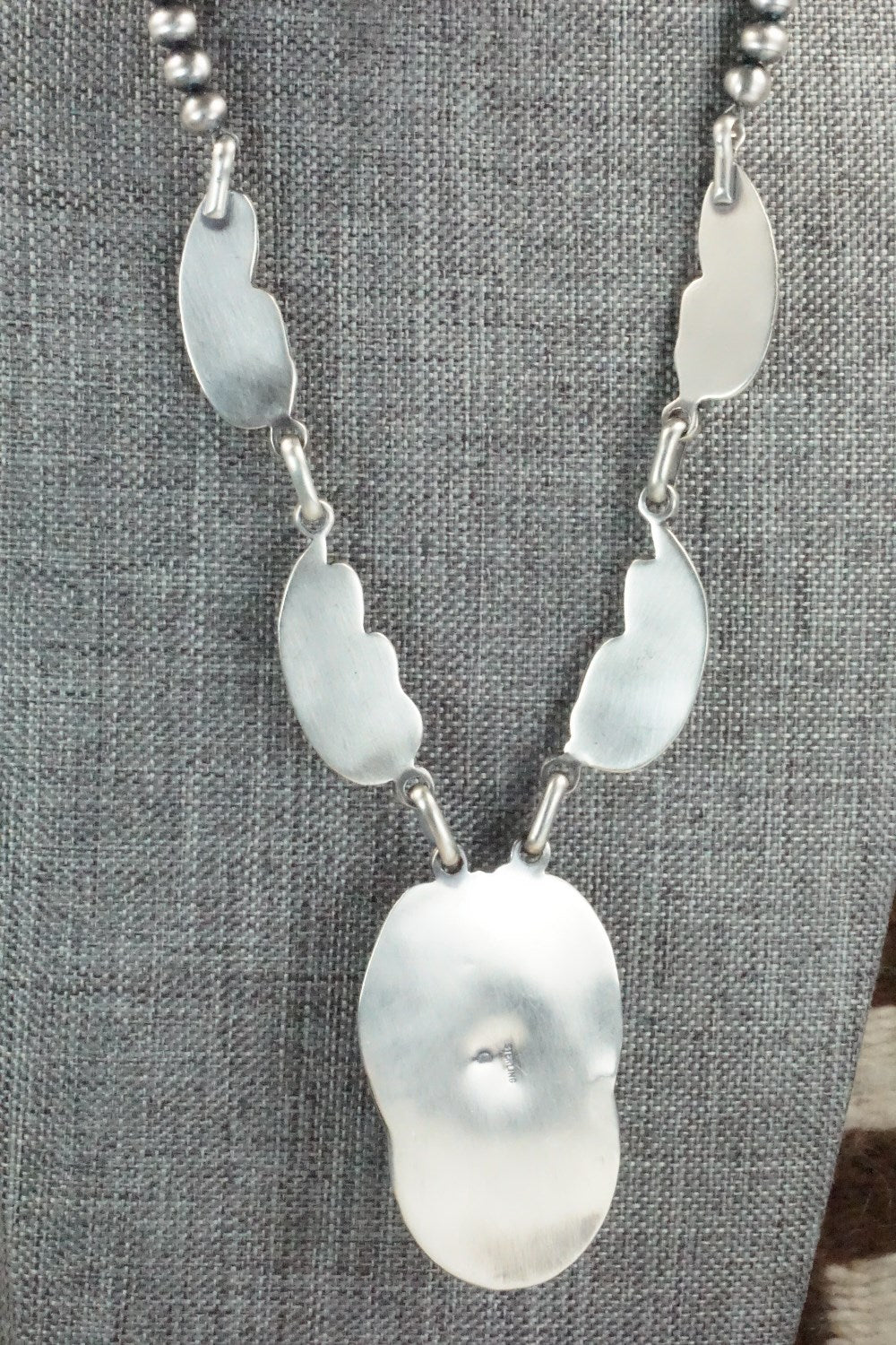 Turquoise & Sterling Silver Necklace - Davey Morgan