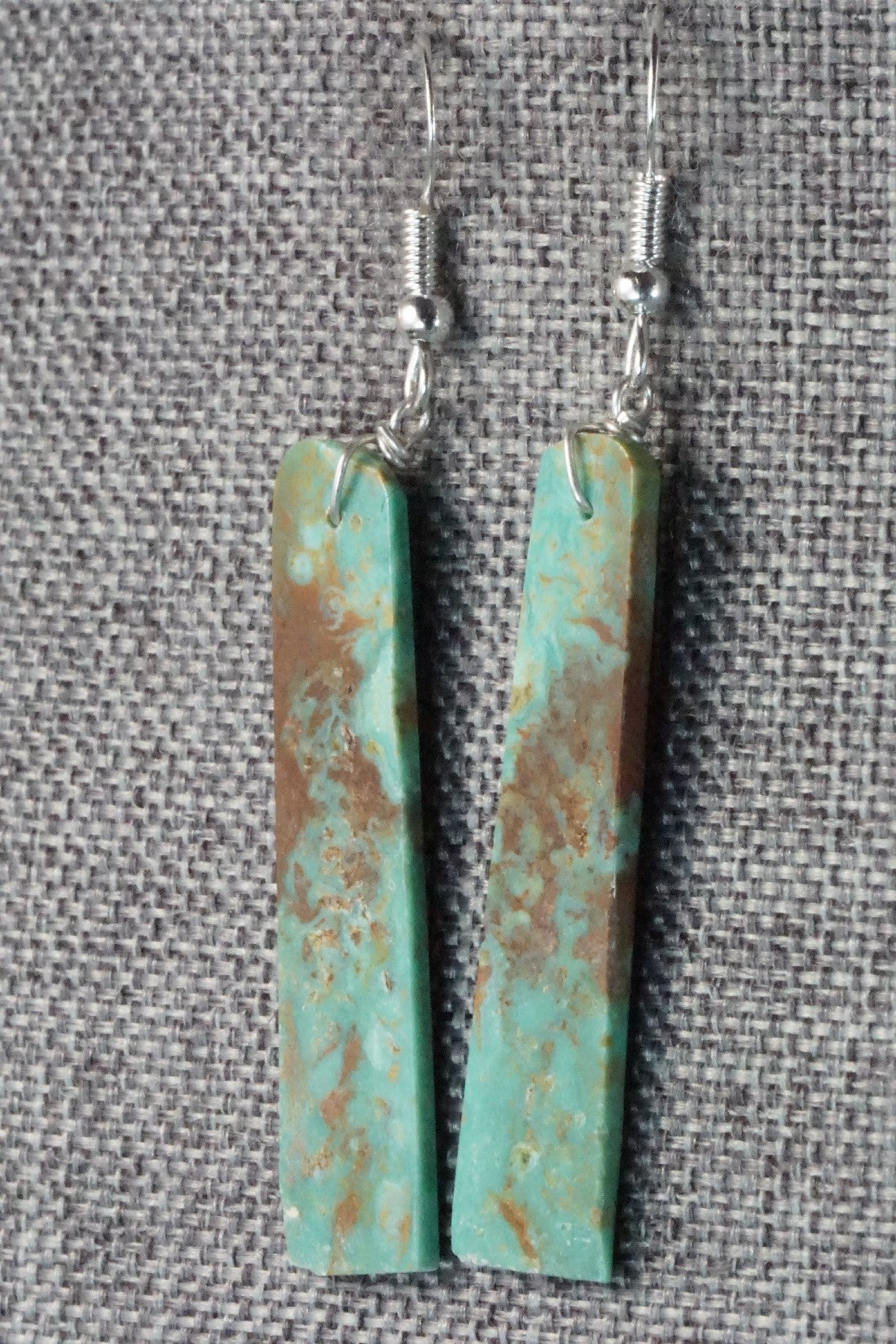 Turquoise & Sterling Silver Earrings - Tammy Nolcot