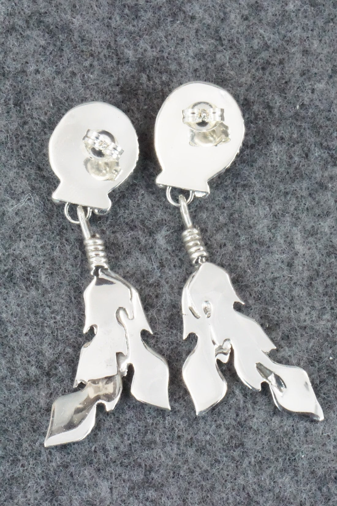 Turquoise and Sterling Silver Earrings - Annie Spencer