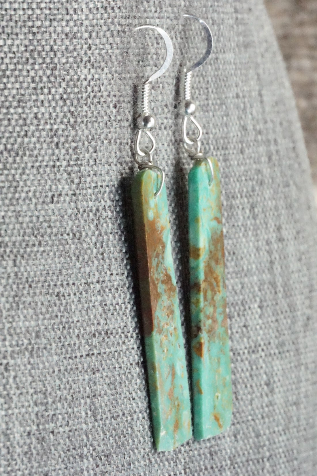 Turquoise & Sterling Silver Earrings - Tammy Nolcot