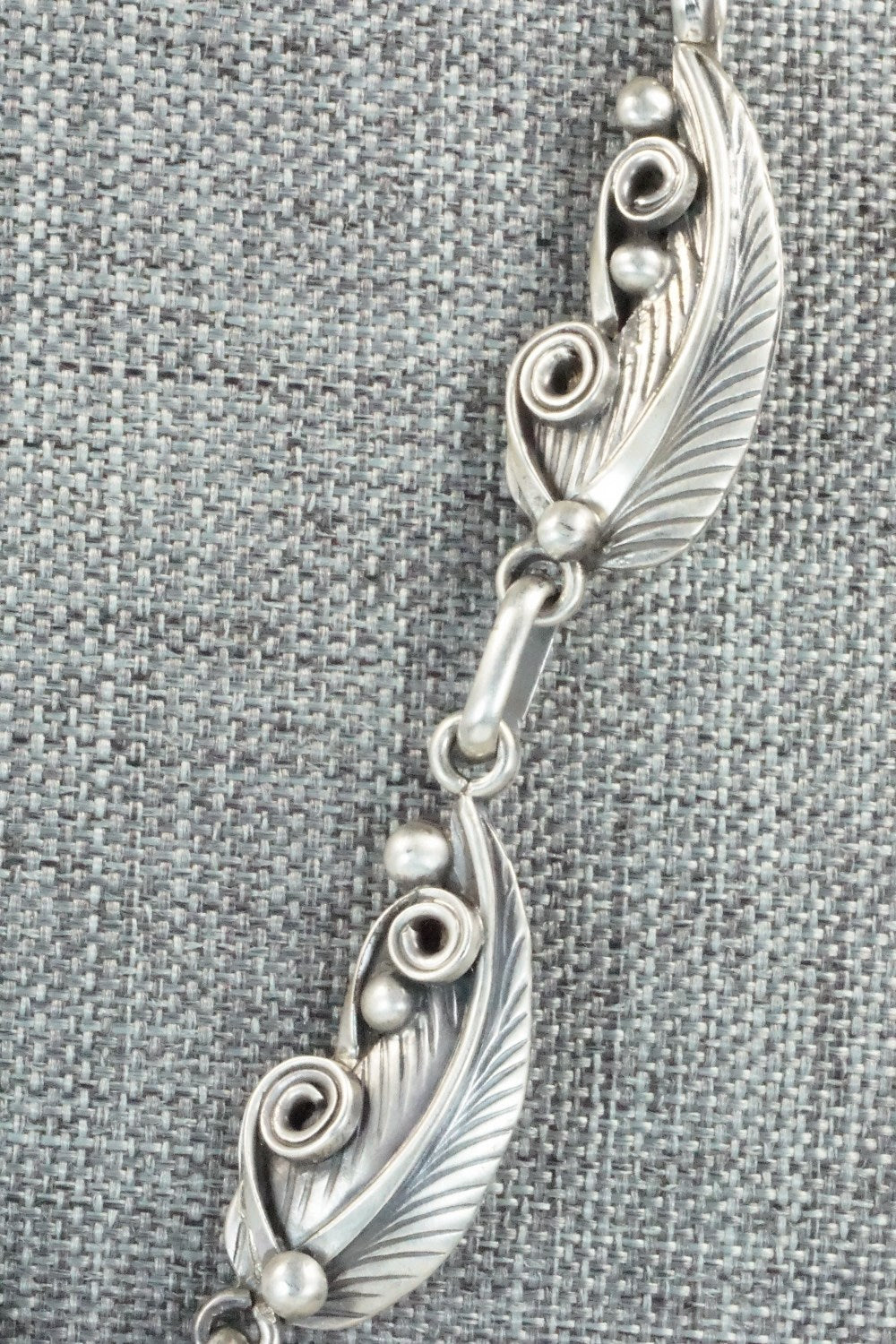 Turquoise & Sterling Silver Necklace - Davey Morgan