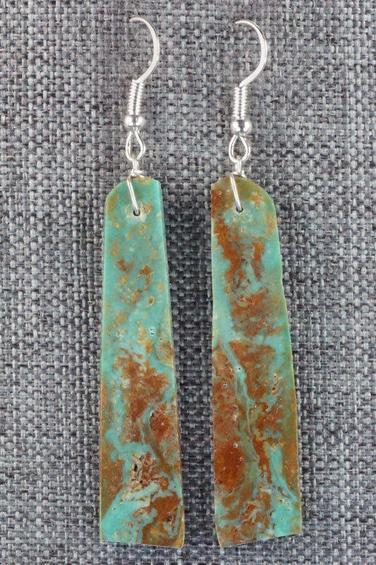Turquoise & Sterling Silver Earrings - Tammy Nolcot