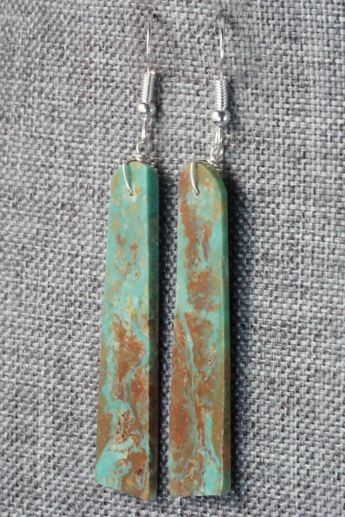 Turquoise & Sterling Silver Earrings - Tammy Nolcot