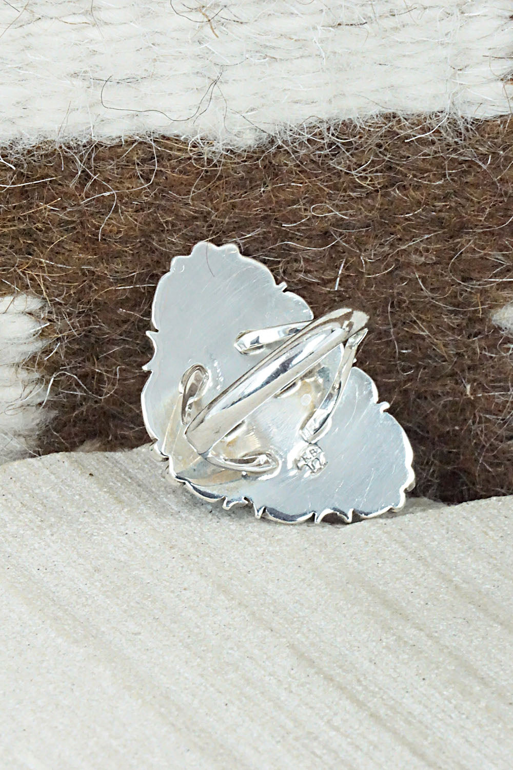 Turquoise & Sterling Silver Ring - Daniel Benally - Size 7.75