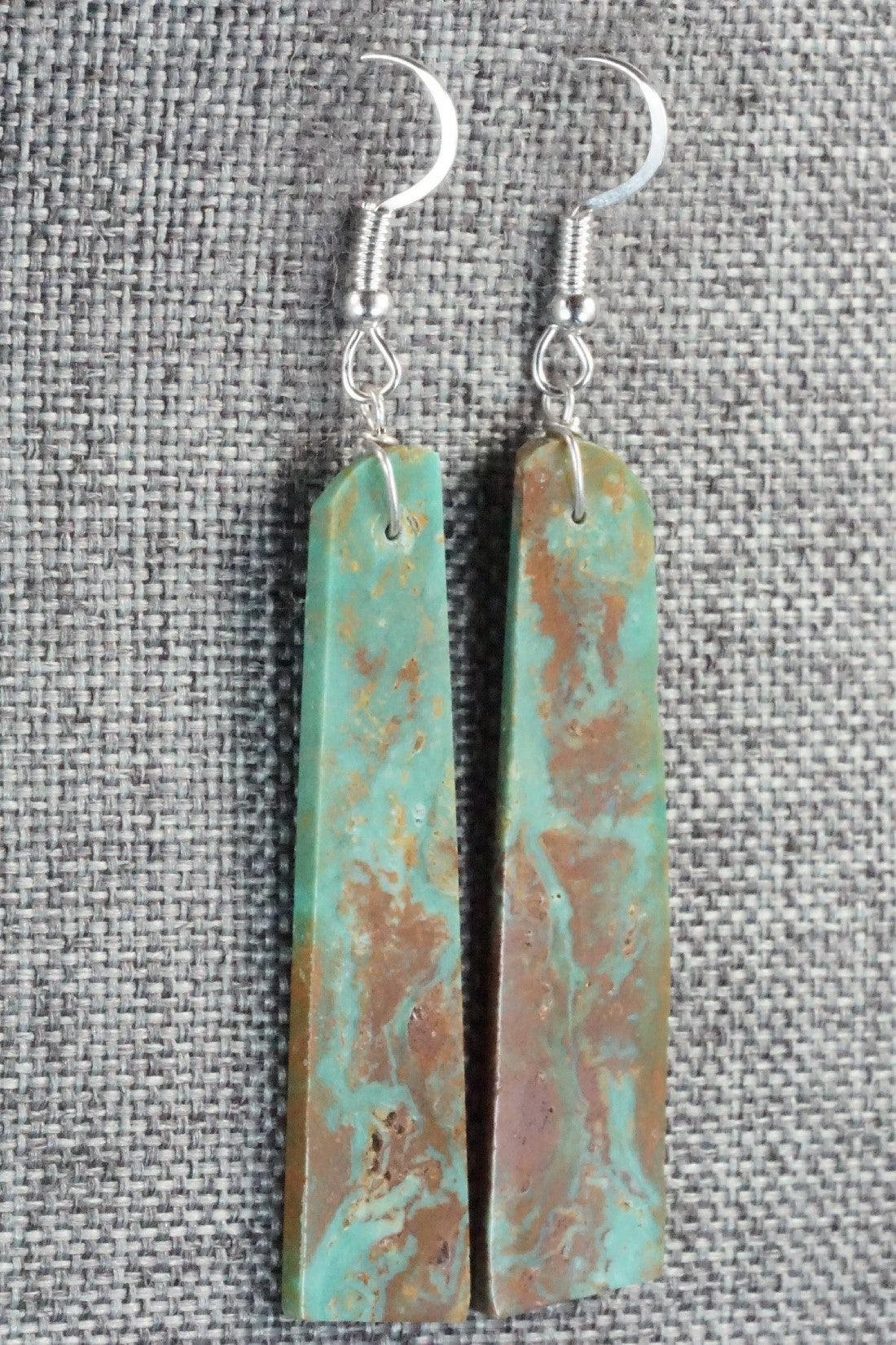 Turquoise & Sterling Silver Earrings - Tammy Nolcot