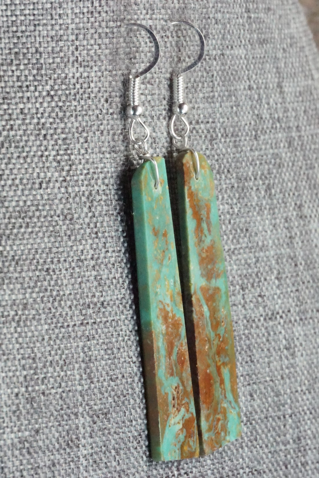 Turquoise & Sterling Silver Earrings - Tammy Nolcot