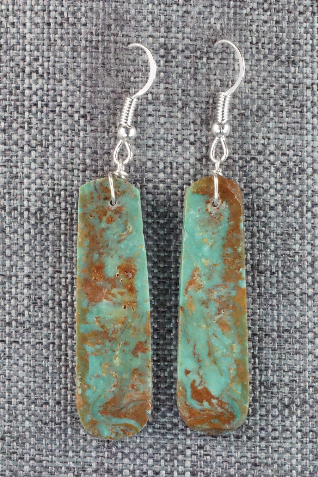 Turquoise & Sterling Silver Earrings - Tammy Nolcot