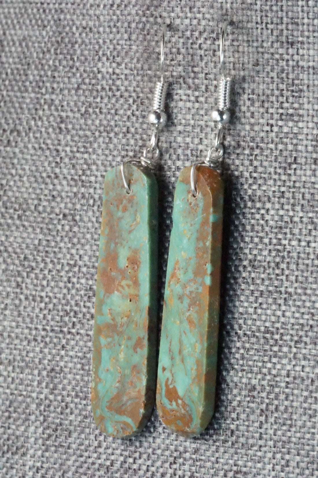 Turquoise & Sterling Silver Earrings - Tammy Nolcot