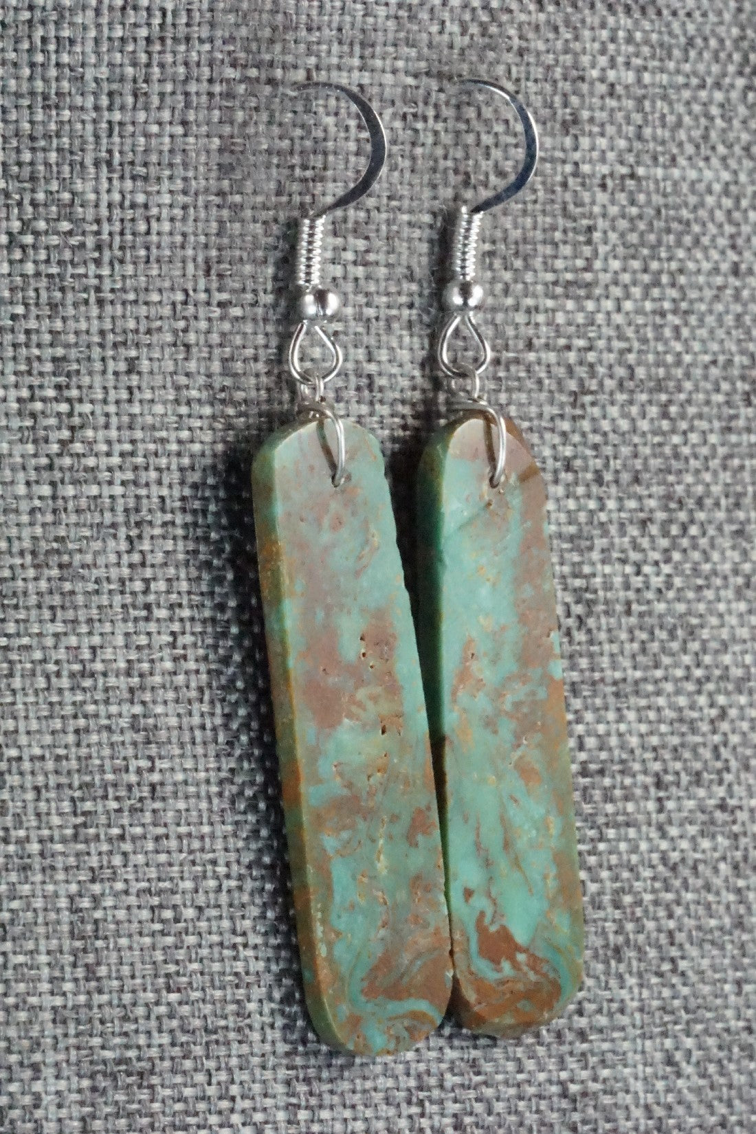 Turquoise & Sterling Silver Earrings - Tammy Nolcot