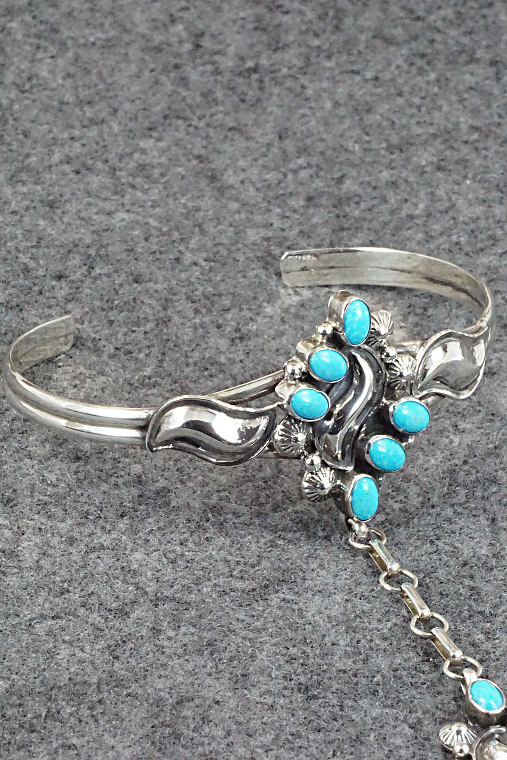 Turquoise Bracelet and Ring - Annie Spencer - Size 7.5