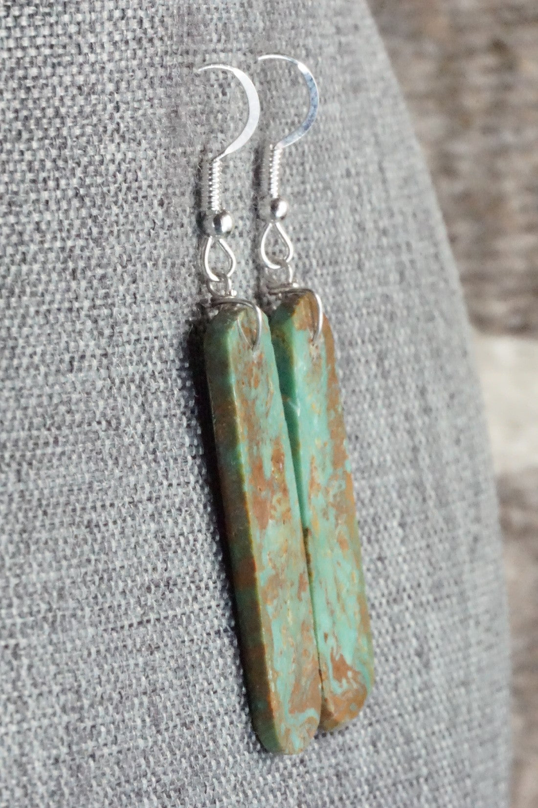 Turquoise & Sterling Silver Earrings - Tammy Nolcot