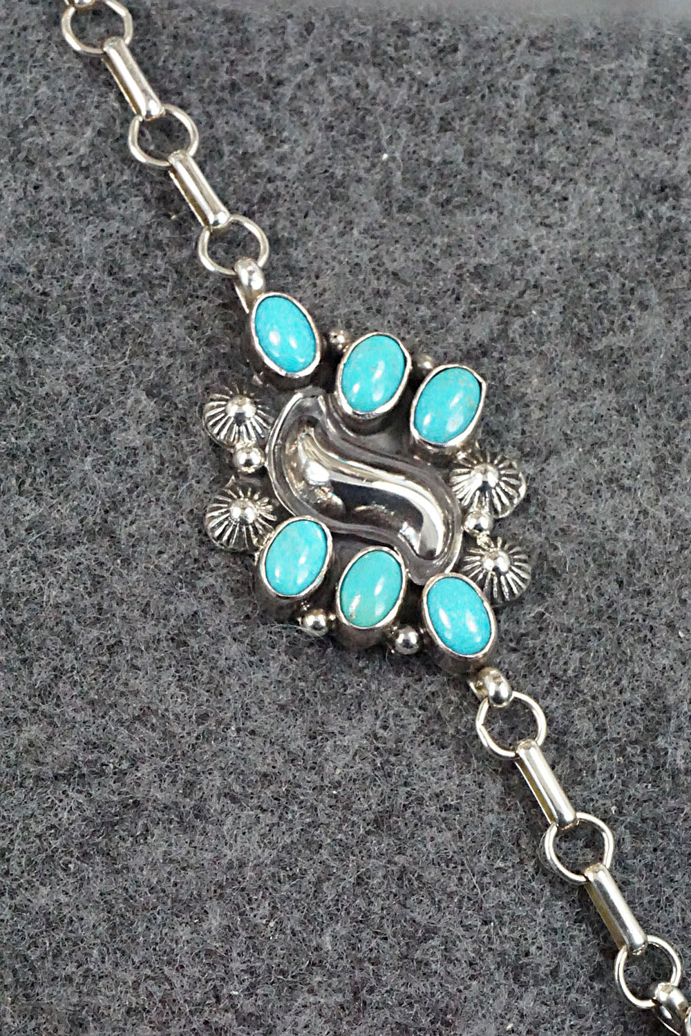 Turquoise Bracelet and Ring - Annie Spencer - Size 7.5