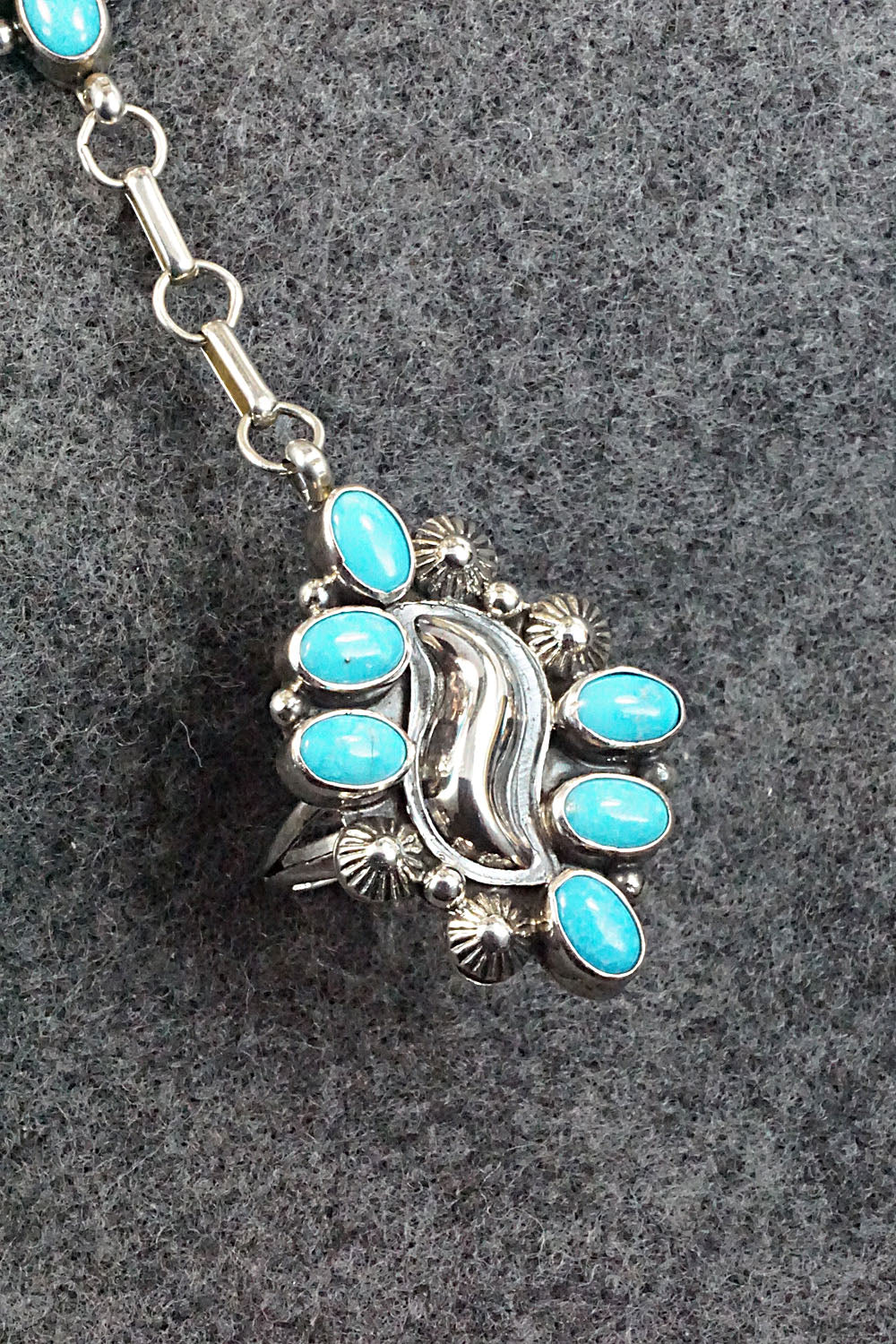 Turquoise Bracelet and Ring - Annie Spencer - Size 7.5