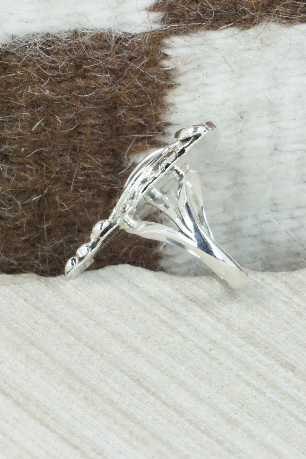 Sterling Silver Ring - Harry Yazzie - Size 6.75