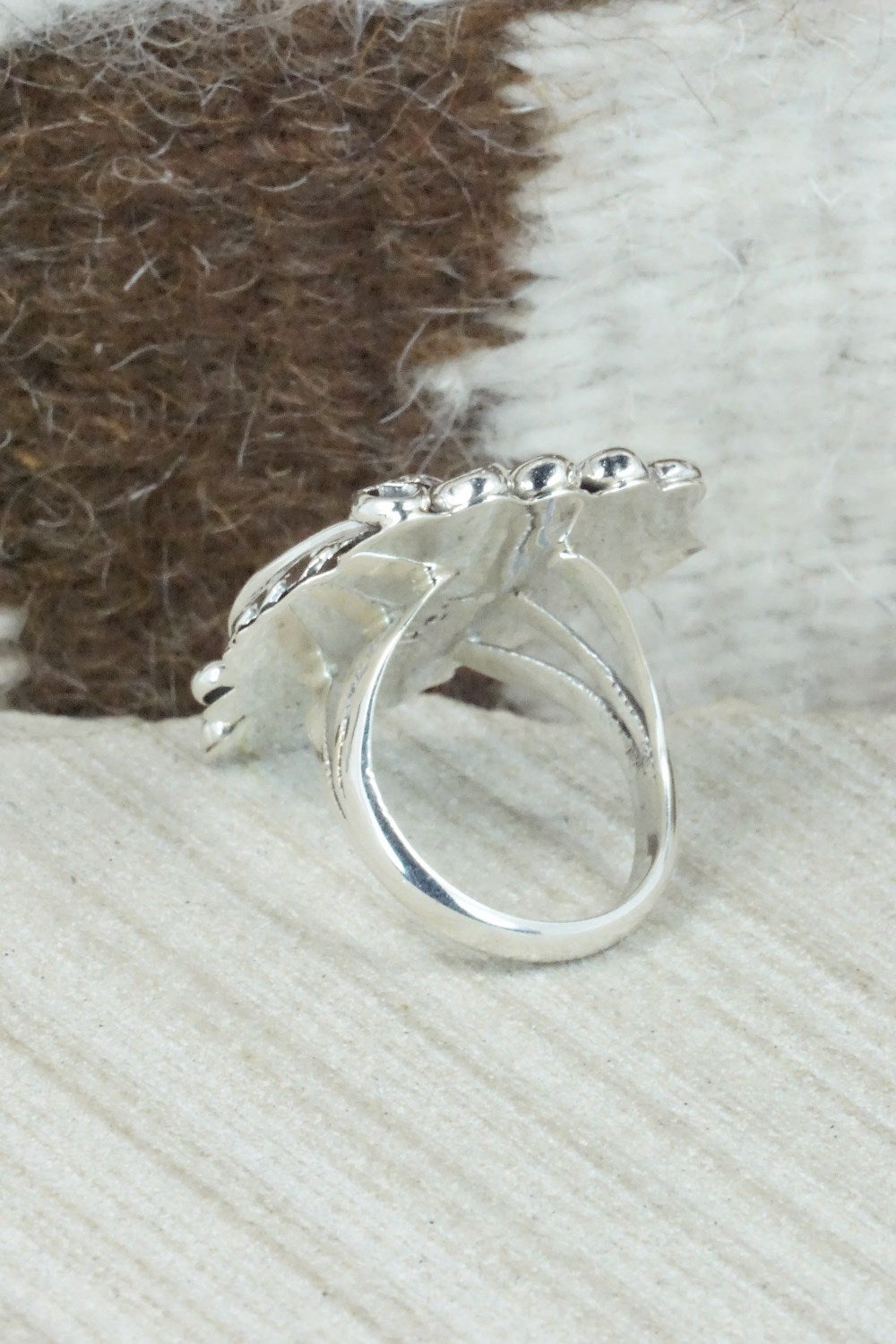Sterling Silver Ring - Harry Yazzie - Size 8.75