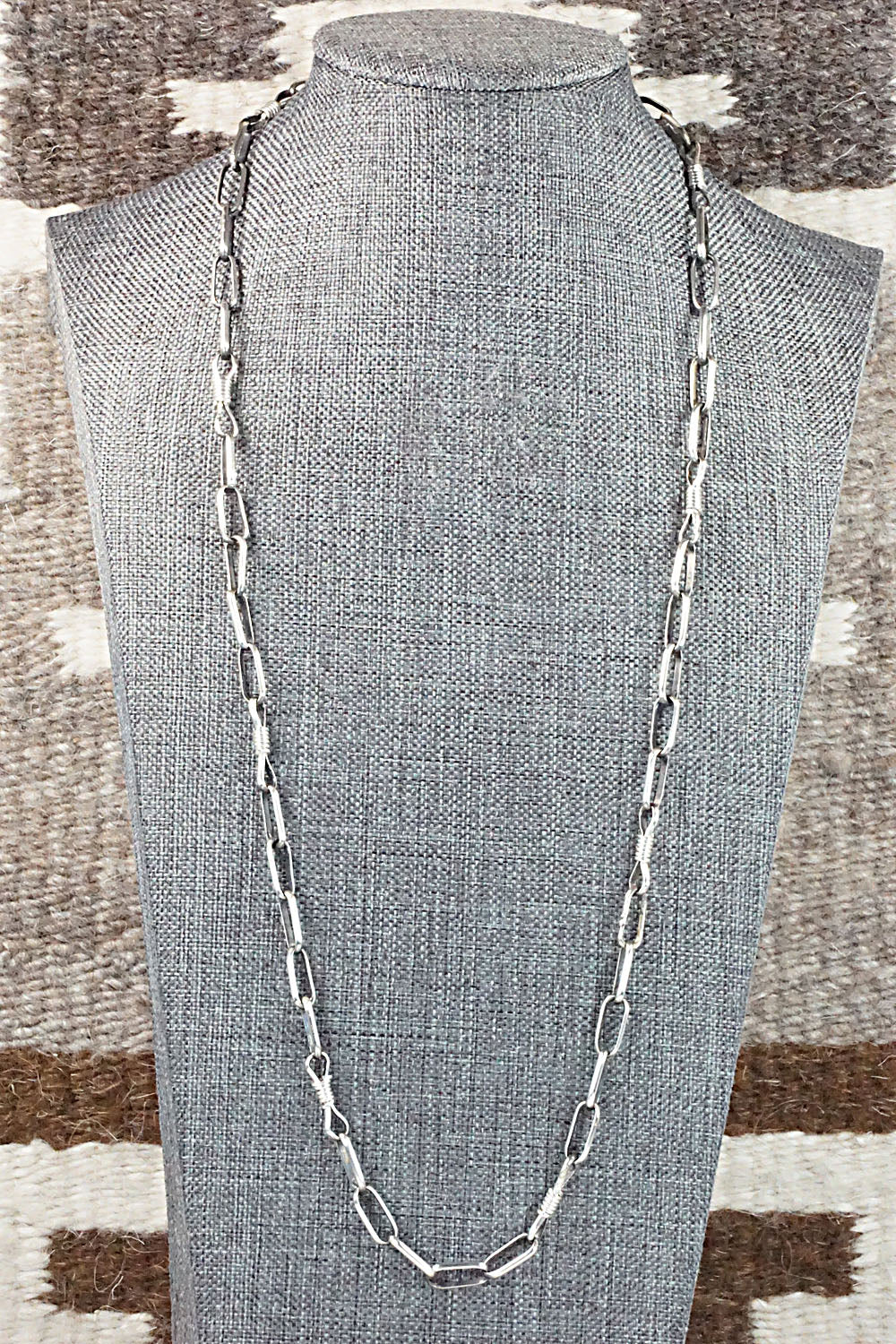 Sterling Silver Chain Necklace - Kevin Shorty