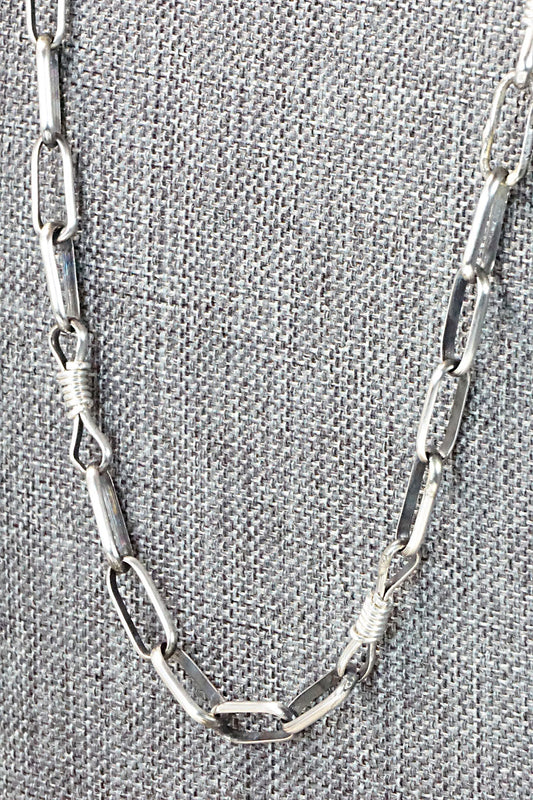 Sterling Silver Chain Necklace - Kevin Shorty
