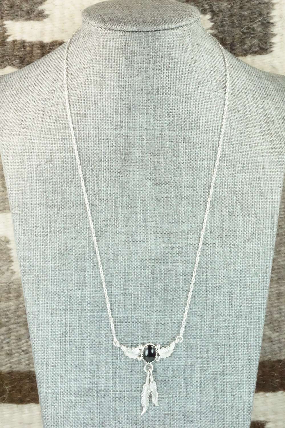 Onyx, Sterling Silver Necklace - Roger Pino