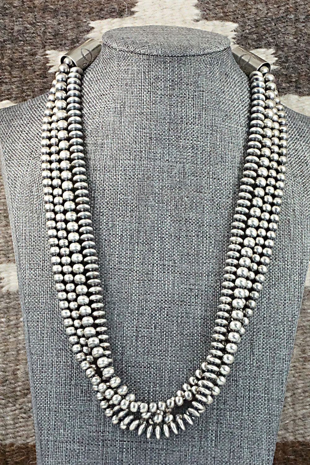Sterling Silver Navajo Pearl Necklace - Jan Mariano