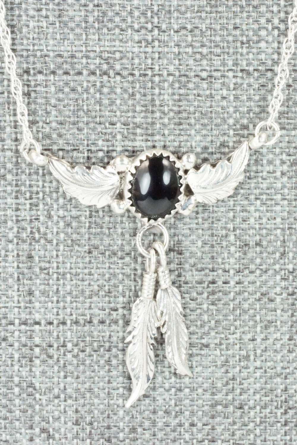 Onyx, Sterling Silver Necklace - Roger Pino