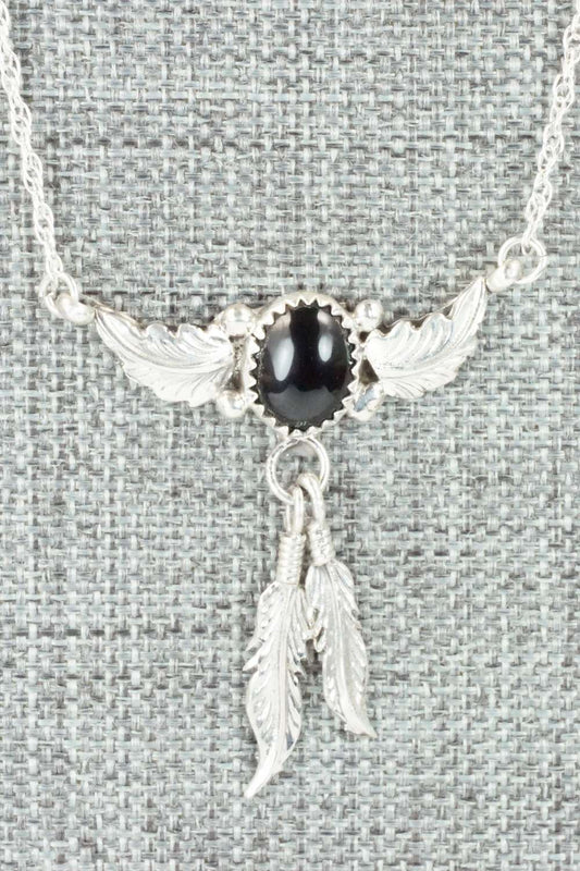 Onyx, Sterling Silver Necklace - Roger Pino