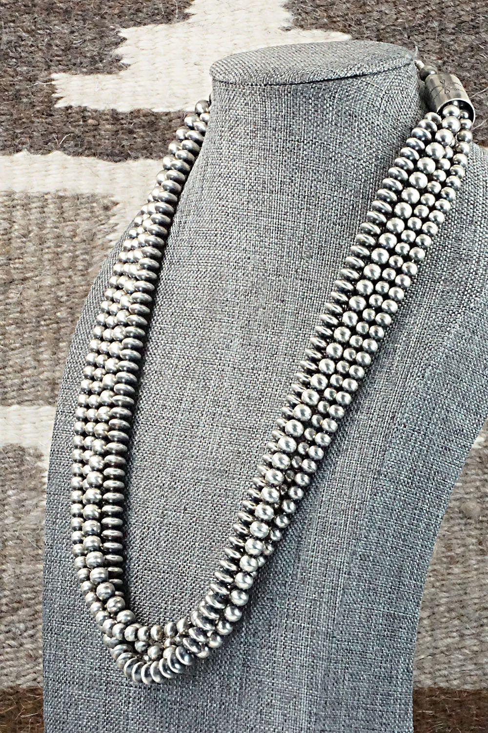 Sterling Silver Navajo Pearl Necklace - Jan Mariano
