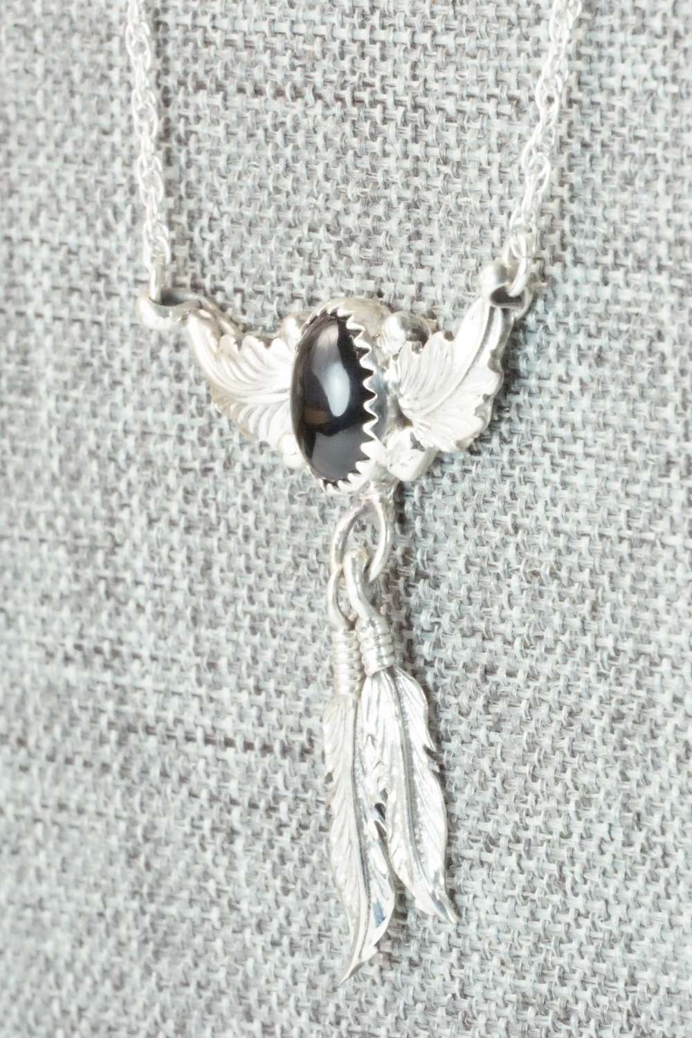 Onyx, Sterling Silver Necklace - Roger Pino