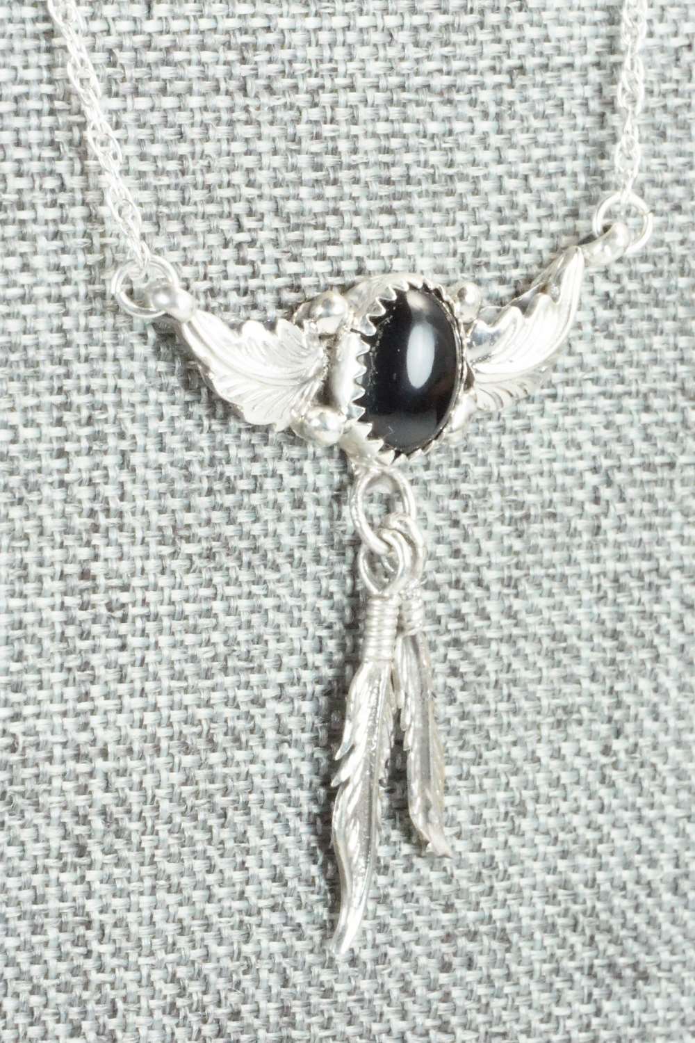 Onyx, Sterling Silver Necklace - Roger Pino