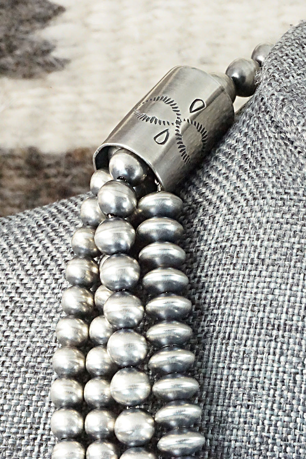 Sterling Silver Navajo Pearl Necklace - Jan Mariano