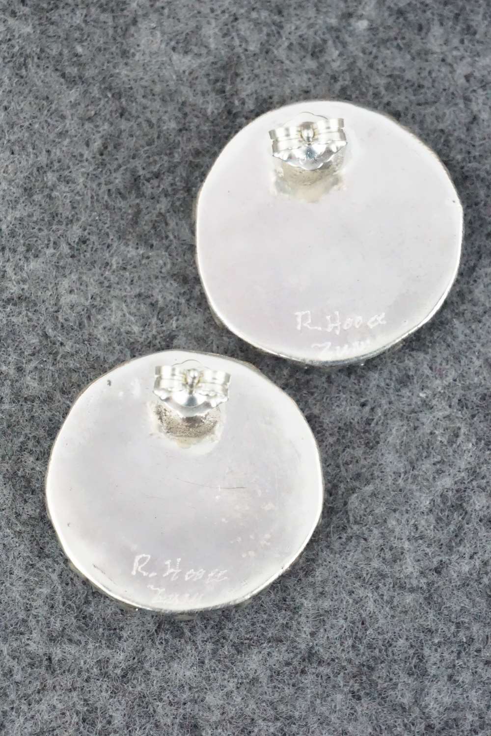 Turquoise & Sterling Silver Earrings - Randy Hooee