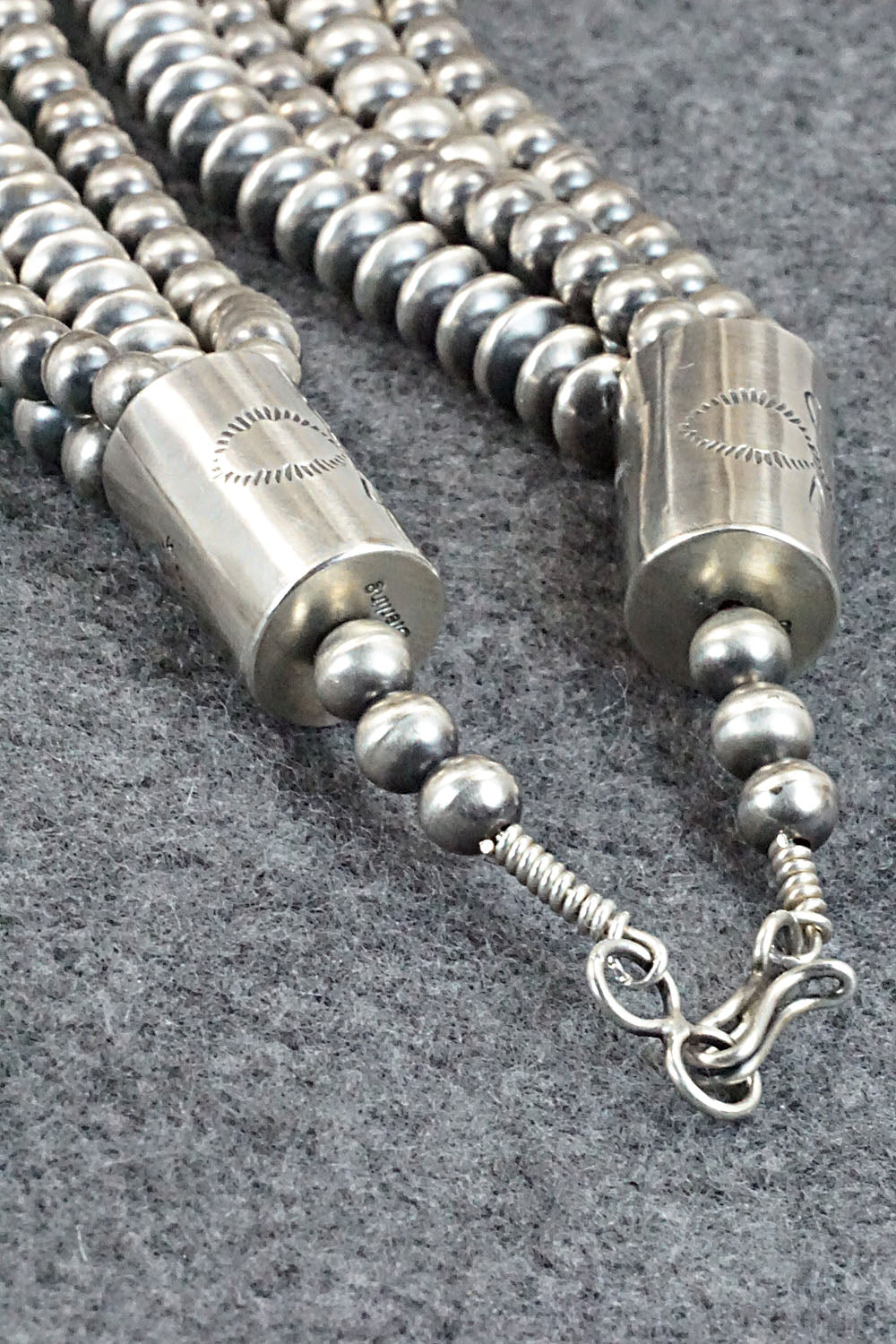 Sterling Silver Navajo Pearl Necklace - Jan Mariano