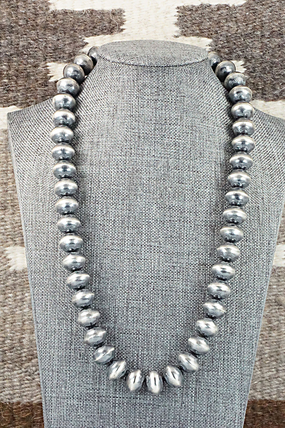 Sterling Silver Navajo Pearl Necklace - Jan Mariano