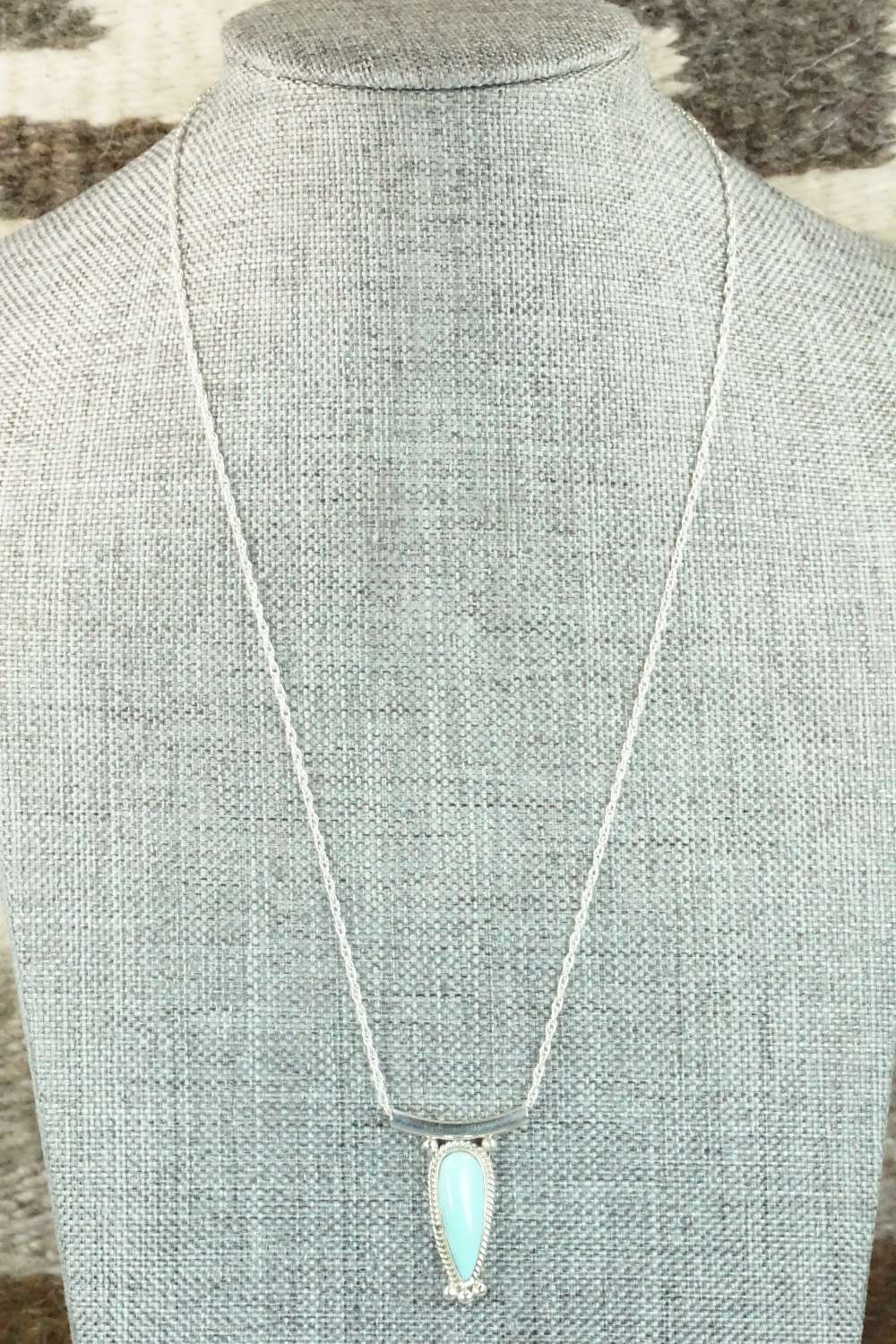 Turquoise & Sterling Silver Necklace - Sharon McCarthy