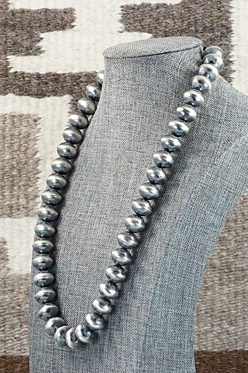Sterling Silver Navajo Pearl Necklace - Jan Mariano