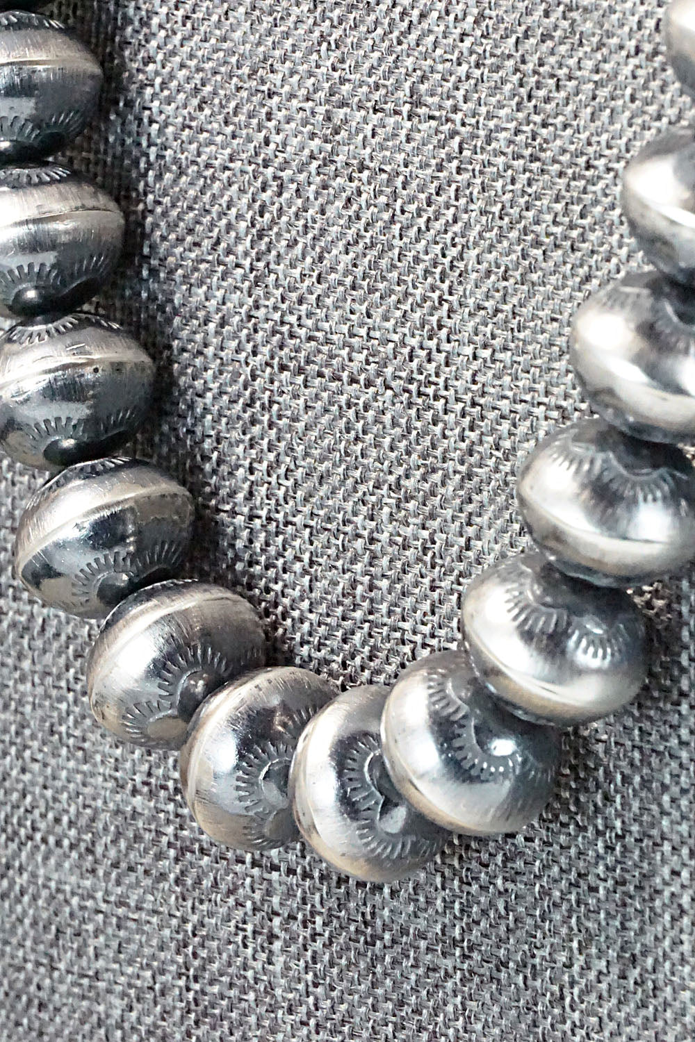 Sterling Silver Navajo Pearl Necklace - Jan Mariano
