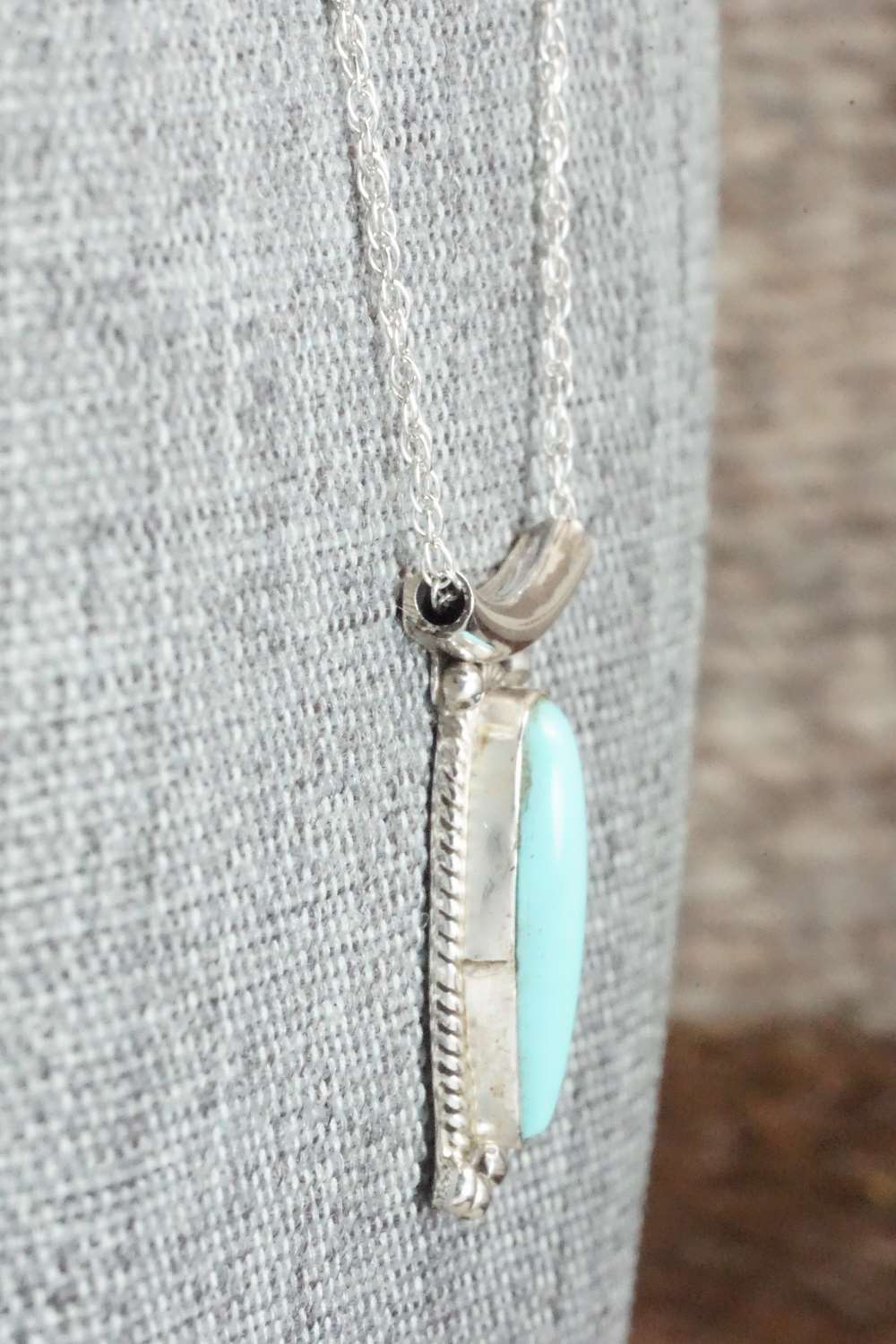 Turquoise & Sterling Silver Necklace - Sharon McCarthy