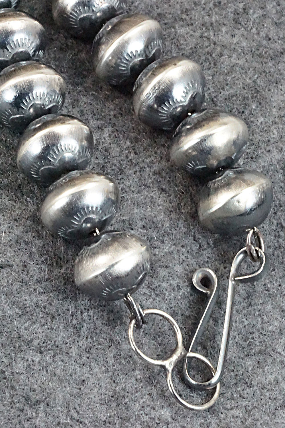 Sterling Silver Navajo Pearl Necklace - Jan Mariano