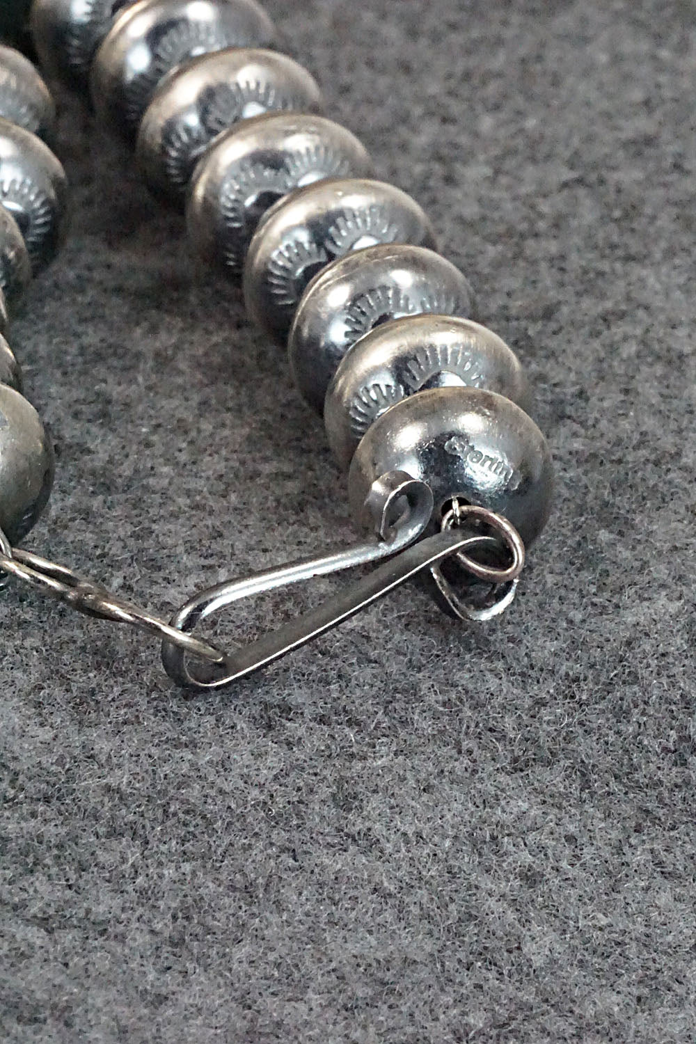 Sterling Silver Navajo Pearl Necklace - Jan Mariano