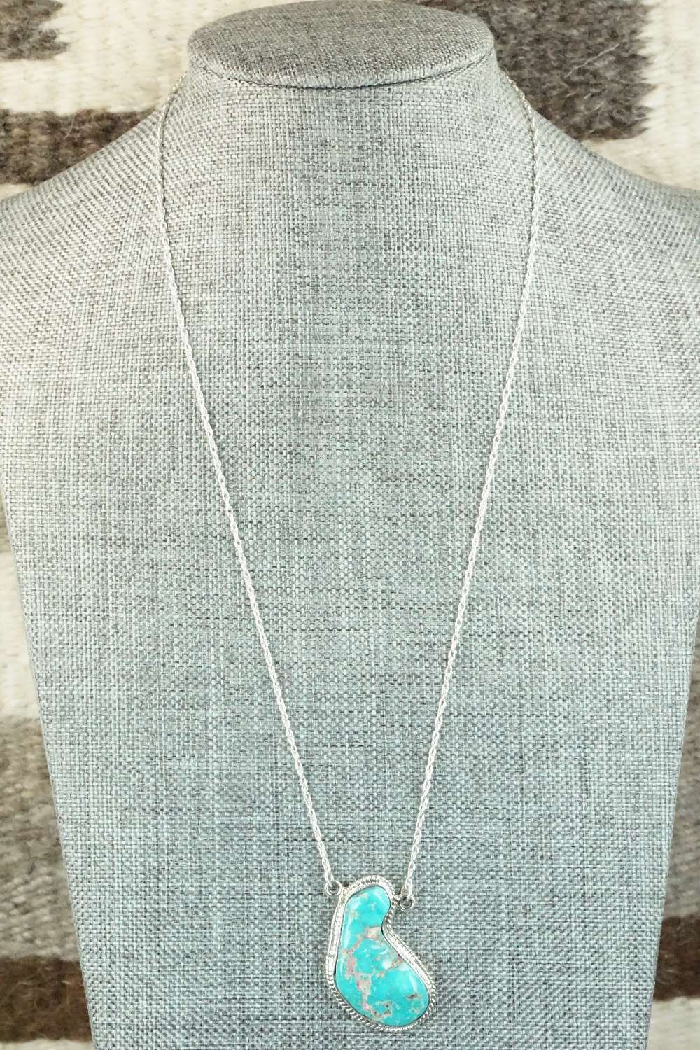 Turquoise & Sterling Silver Necklace - Annie Spencer