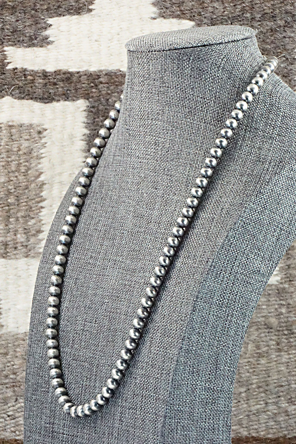 Sterling Silver Navajo Pearl Necklace - Jan Mariano