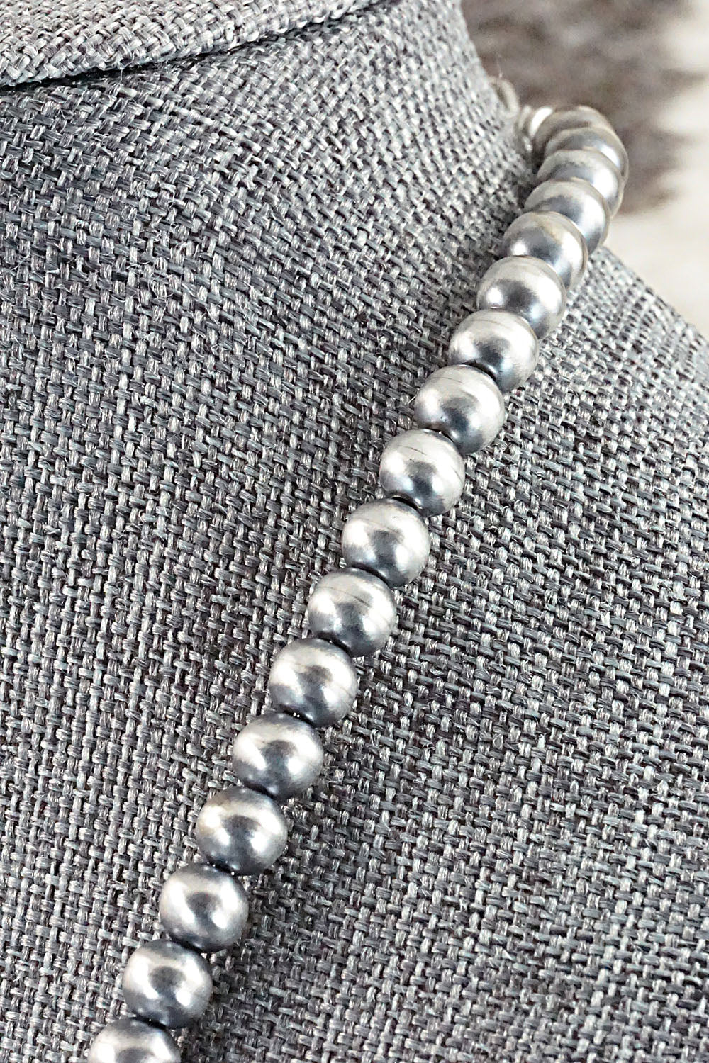 Sterling Silver Navajo Pearl Necklace - Jan Mariano