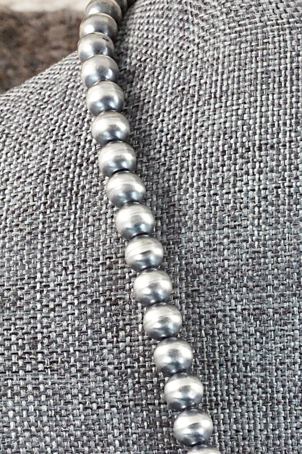 Sterling Silver Navajo Pearl Necklace - Jan Mariano
