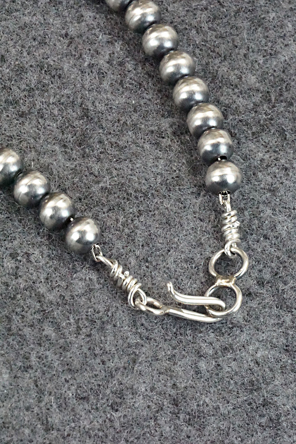Sterling Silver Navajo Pearl Necklace - Jan Mariano