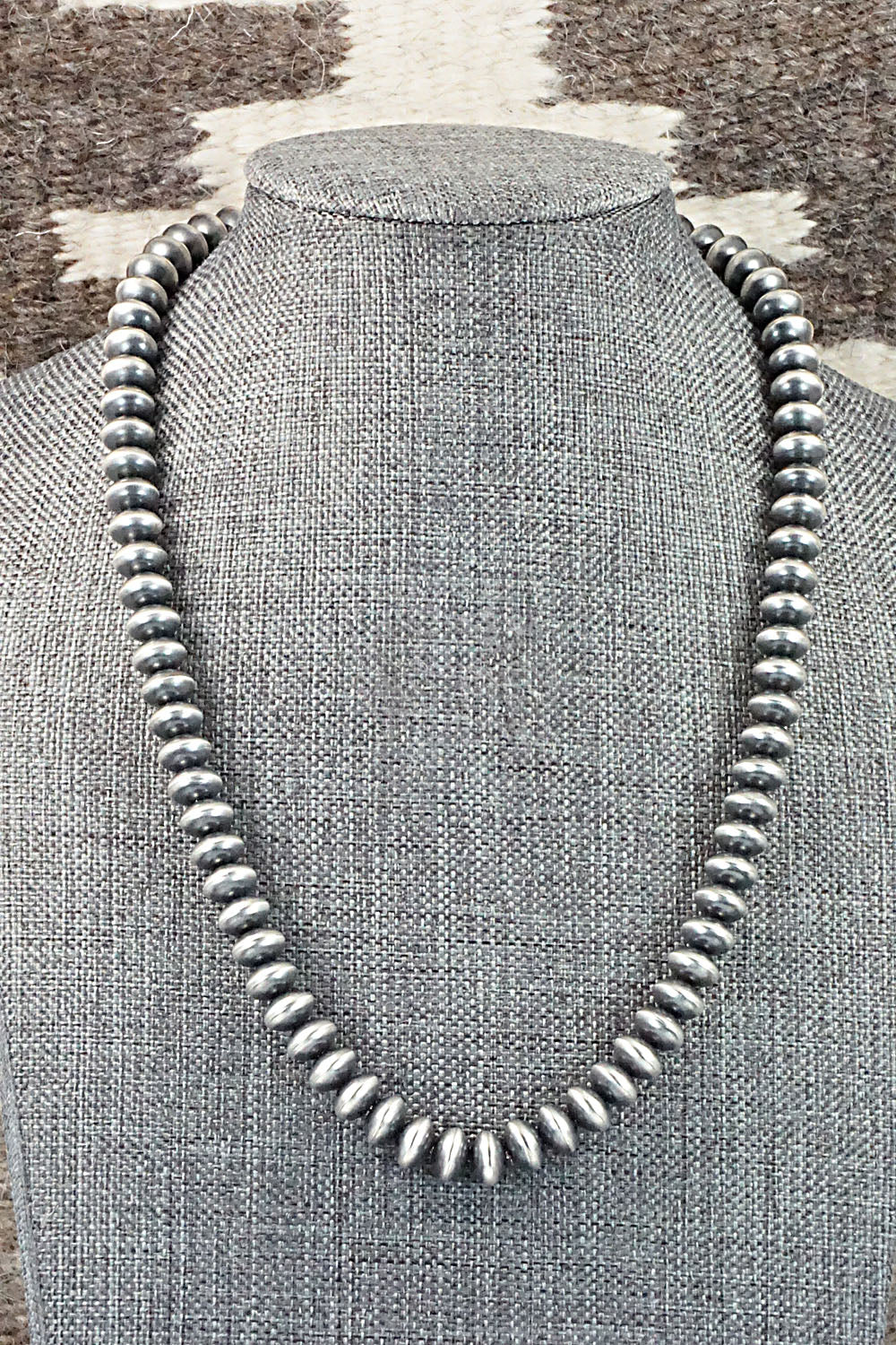 Sterling Silver Navajo Pearl Necklace - Tonisha Haley