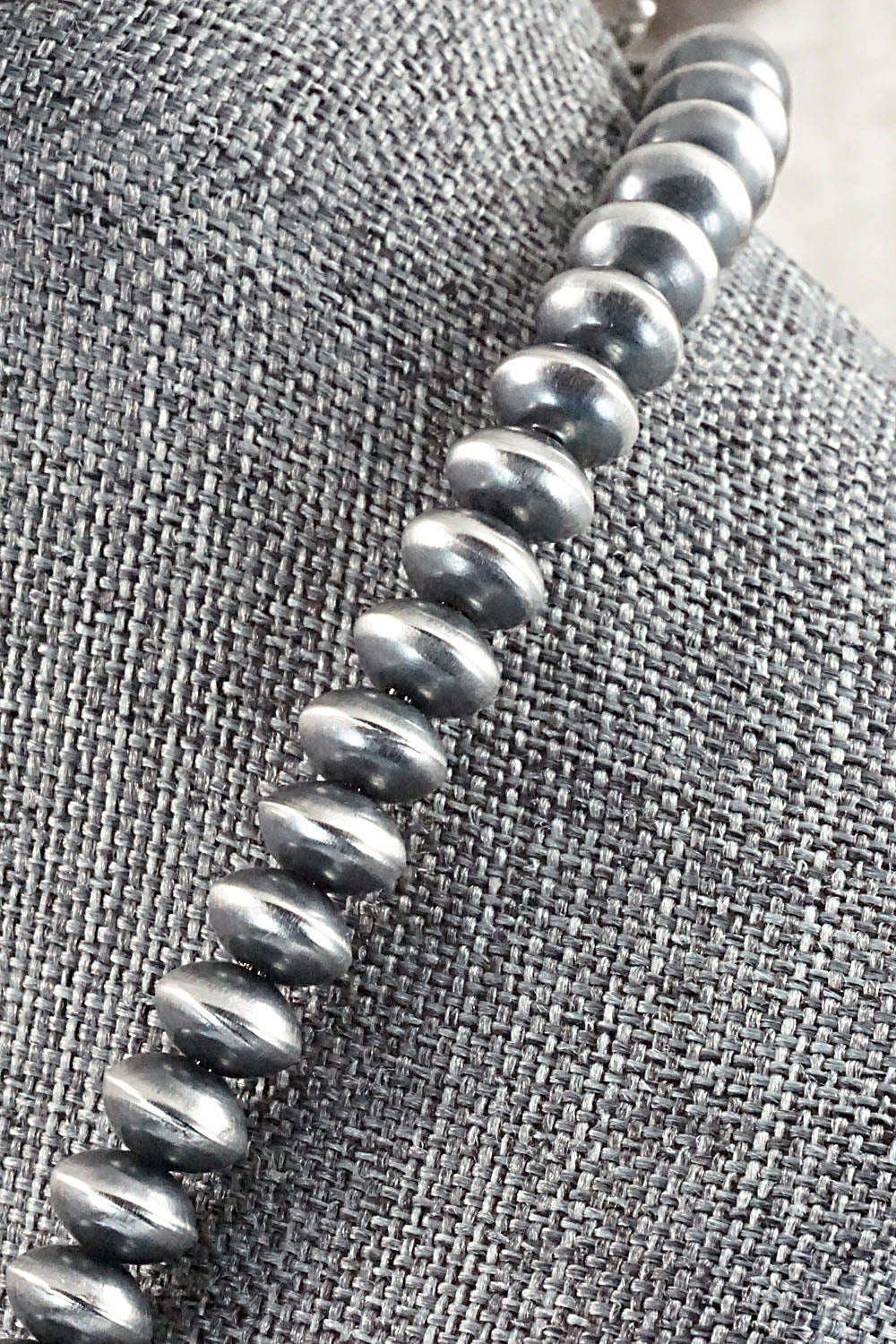 Sterling Silver Navajo Pearl Necklace - Tonisha Haley
